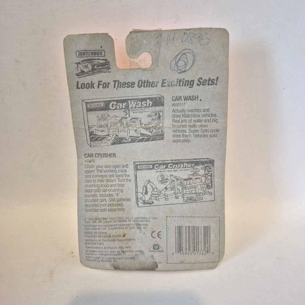 Matchbox #32 Corvette Blue 1994 T37 '62 Damage to Packaging
